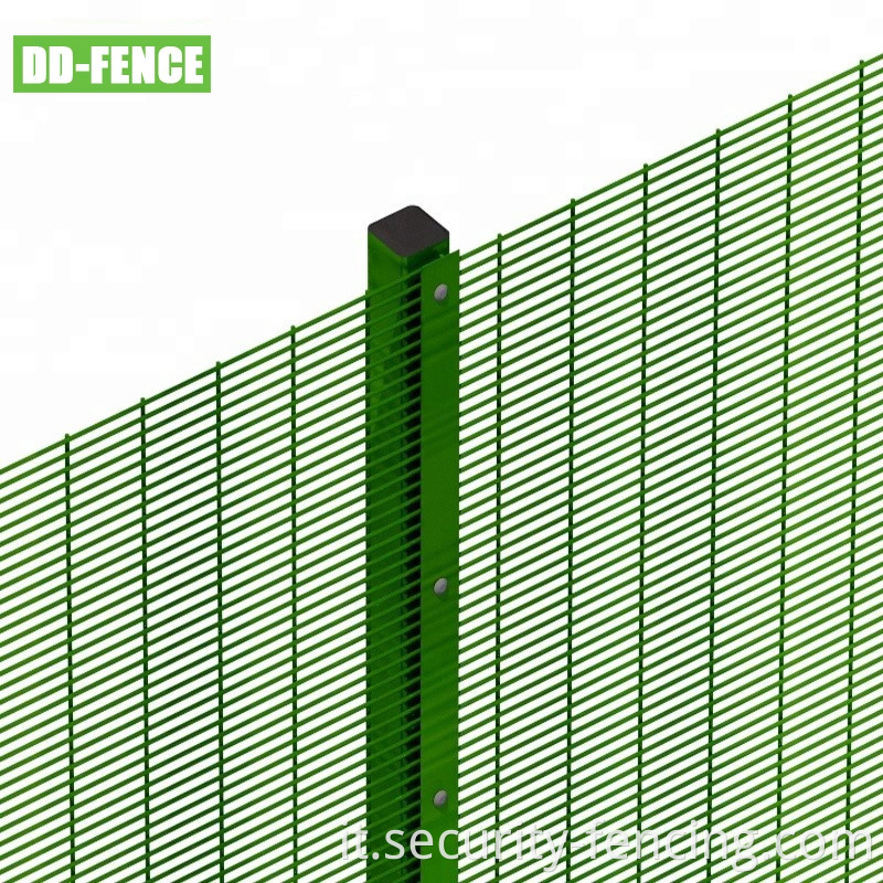 Qualità 358 recinzione di sicurezza per la stazione di polvere ferroviaria per venivi di trattamento del gas aeroporto di bordo del bordo